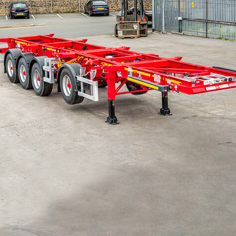 Multi-Function Skeletal Trailer - Dennison Trailers