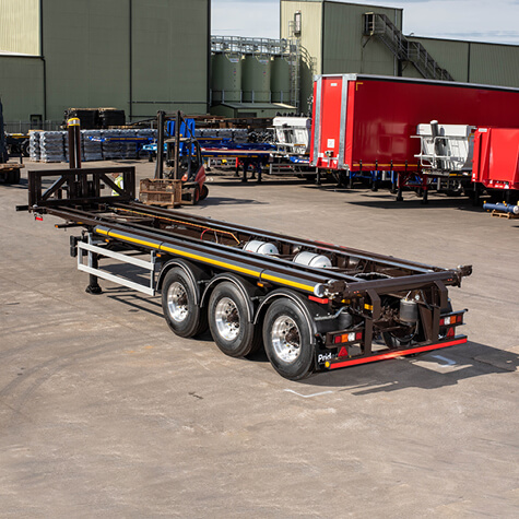 Tipping Skeletal Trailer - Dennison Trailers