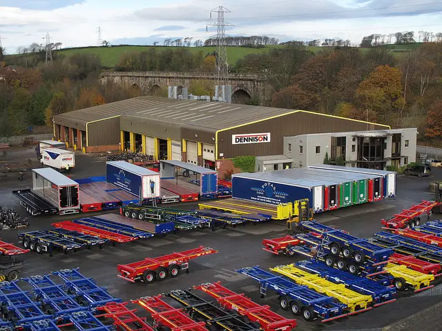 Dennison Trailer Lancaster Site Aerial Shot